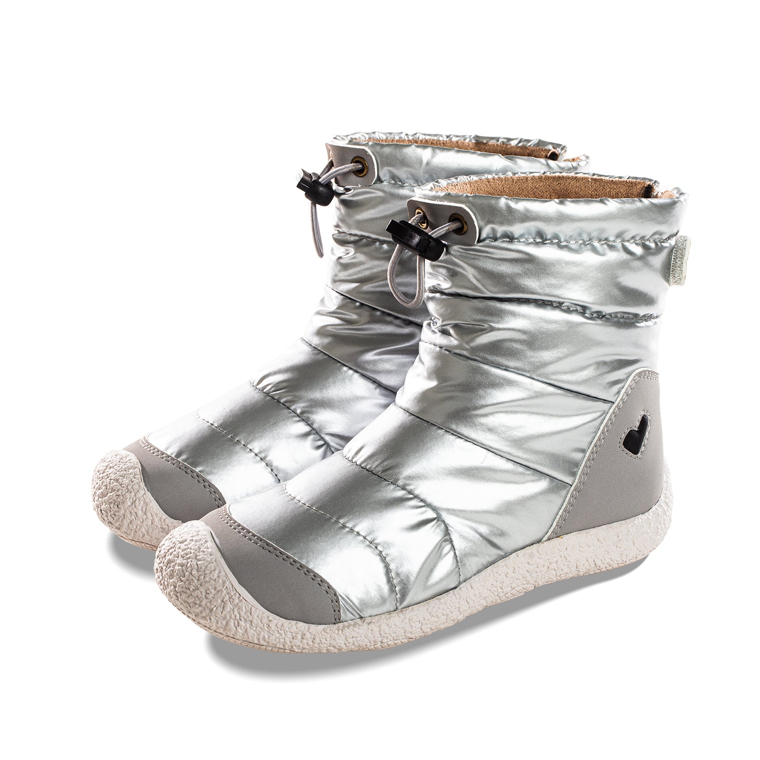 [Ships in 6 weeks] Snow Boots Junior High Silver