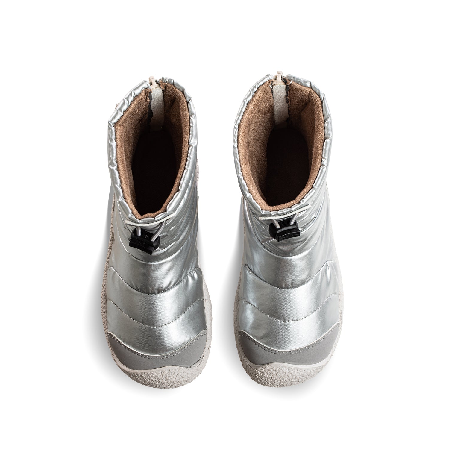 [Ships in 6 weeks] Snow Boots Junior High Silver