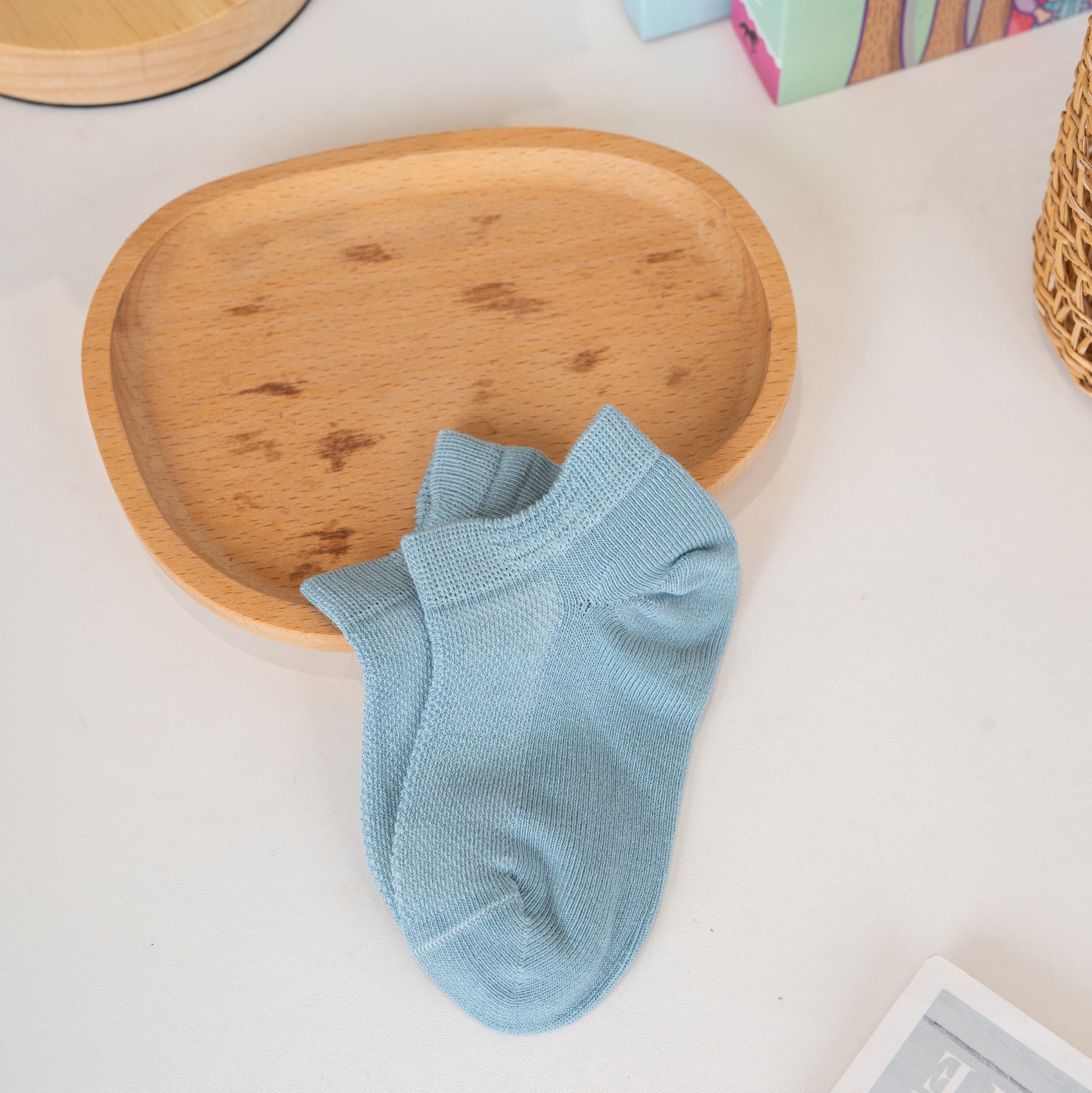 Modal Cotton Kids Ankle Socks - Pack of 4 (Boy)