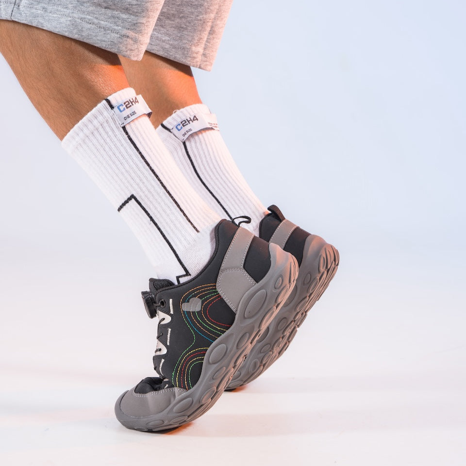 [Pre-order] Eger OT Kids Trainers - Black Silver