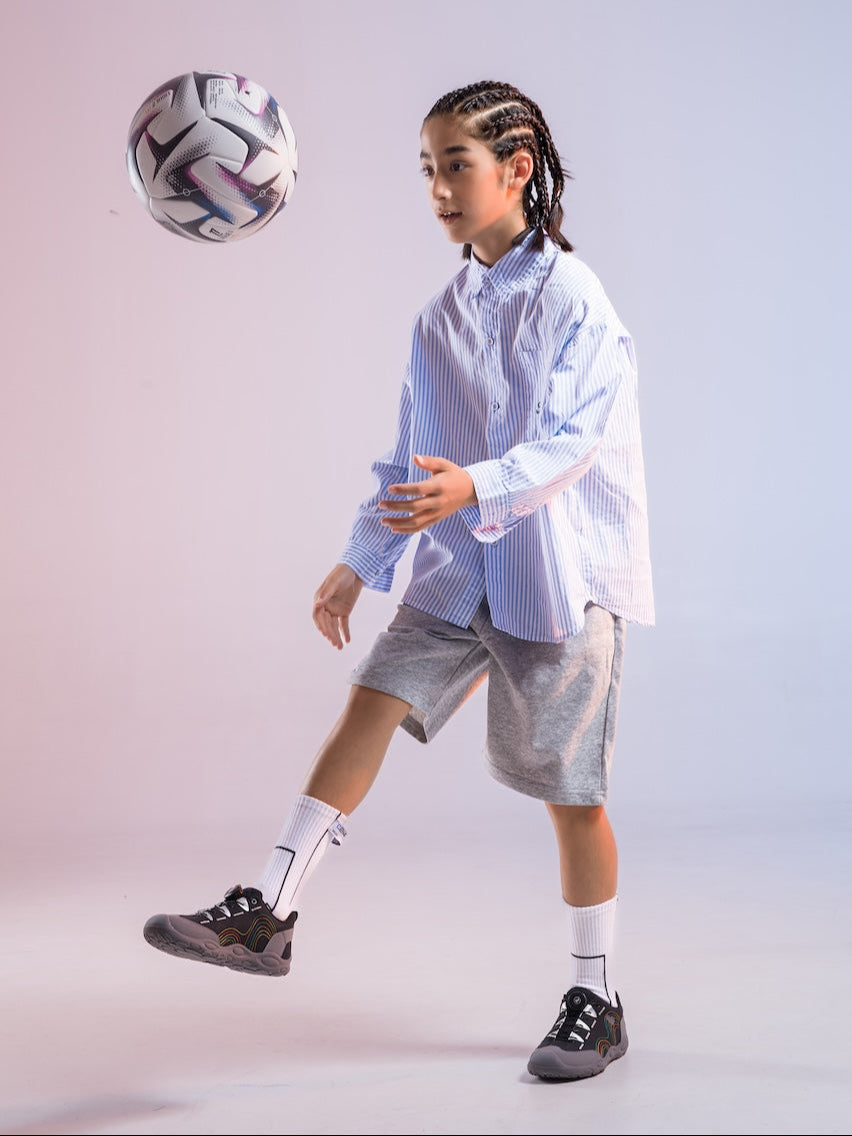 [Pre-order] Eger OT Kids Trainers - Black Silver