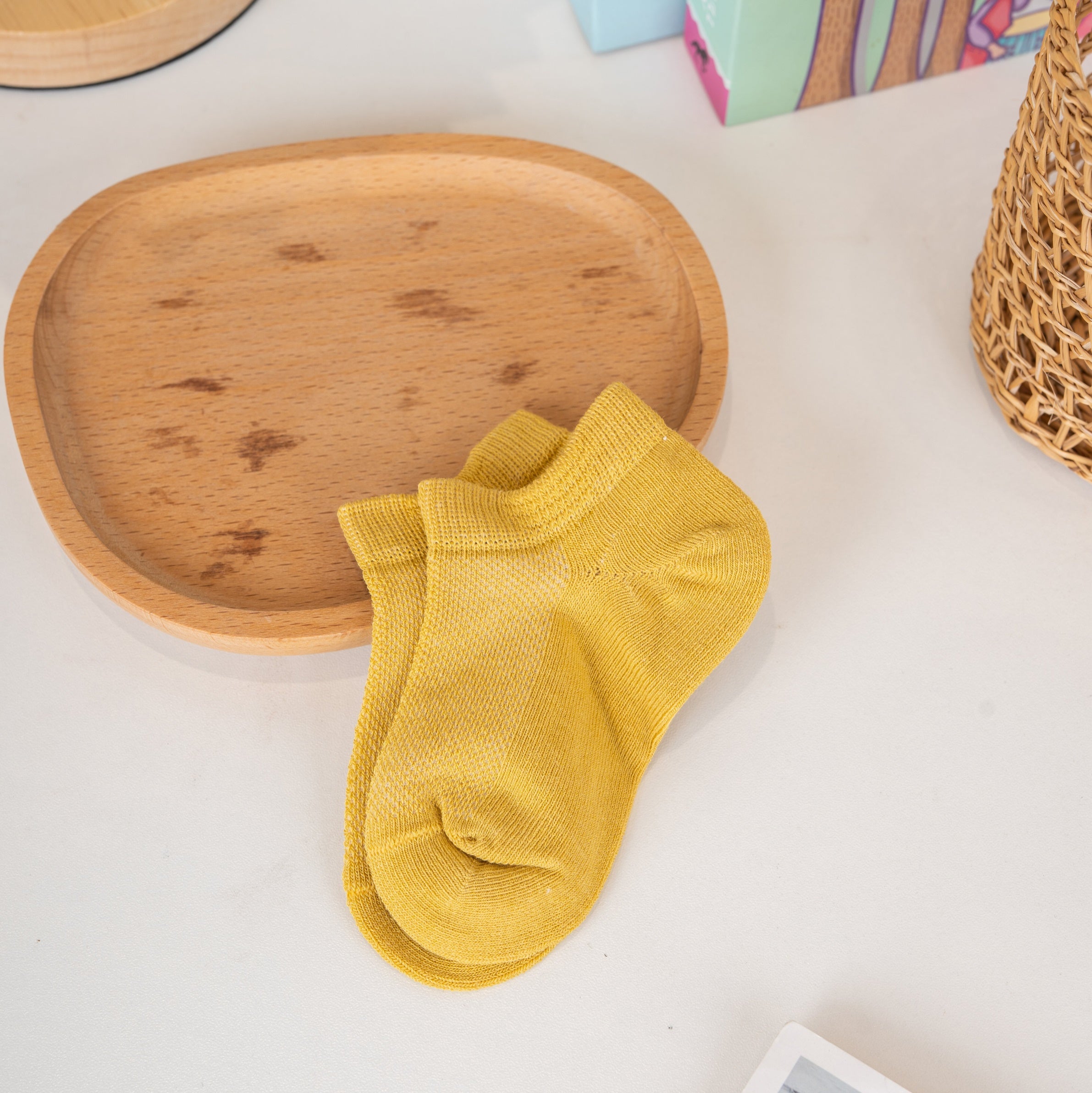 Modal Cotton Kids Ankle Socks - Pack of 4 (Girl)