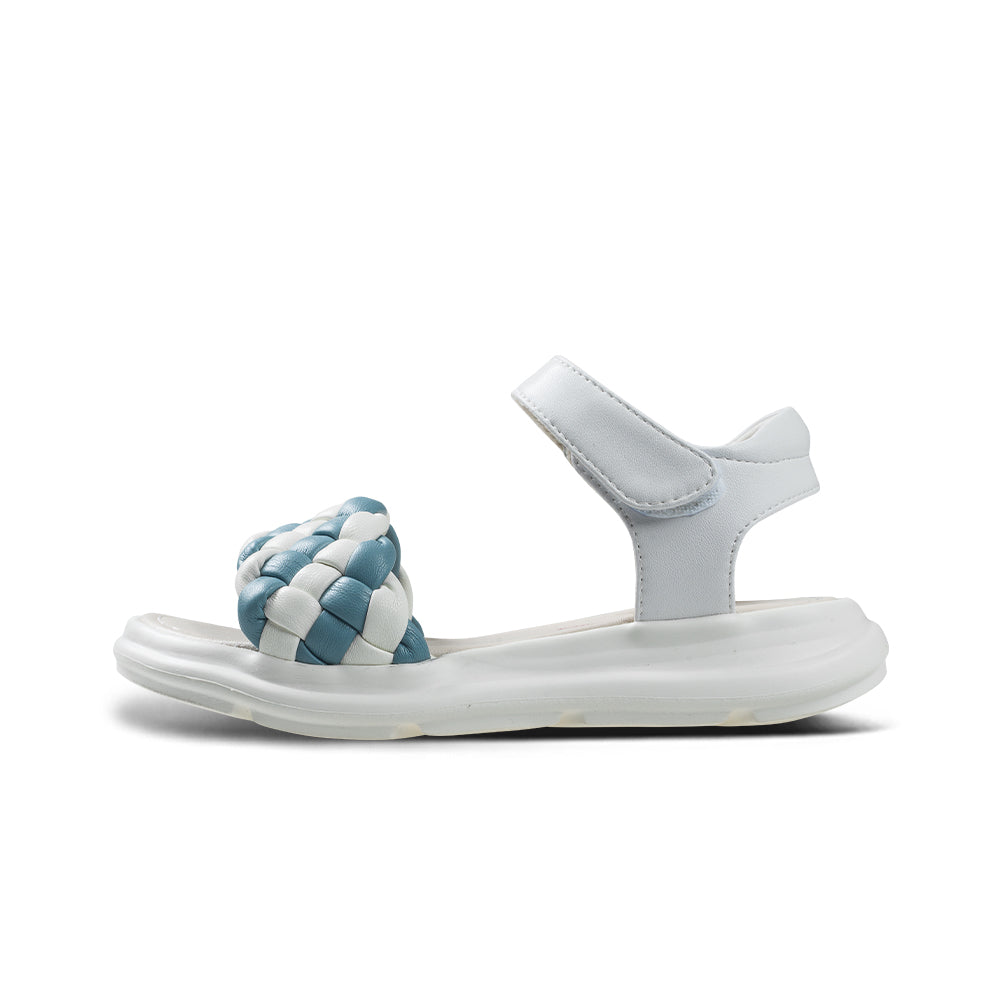 Little Blue Lamb comfortable toddler sandals in white