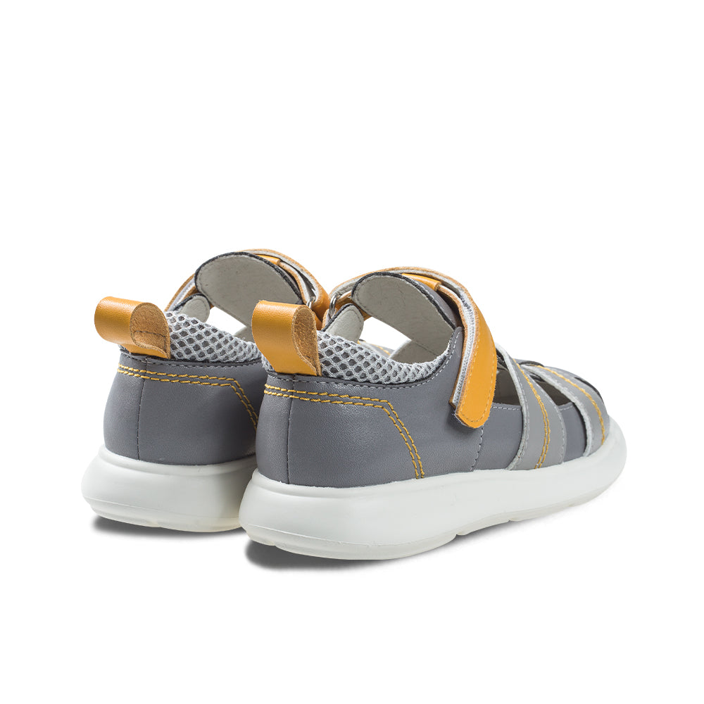 Little Blue Lamb comfortable kids shoes in grey