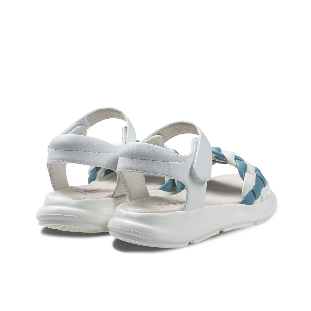 Little Blue Lamb comfortable kids shoes in white