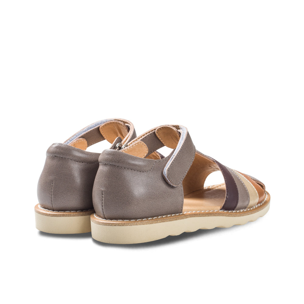 Little Blue Lamb comfortable kids shoes in brown