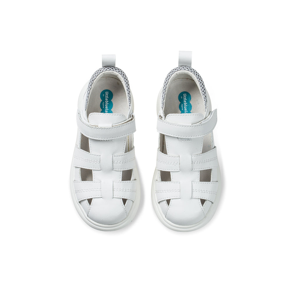 Little Blue Lamb comfortable children sandals in white