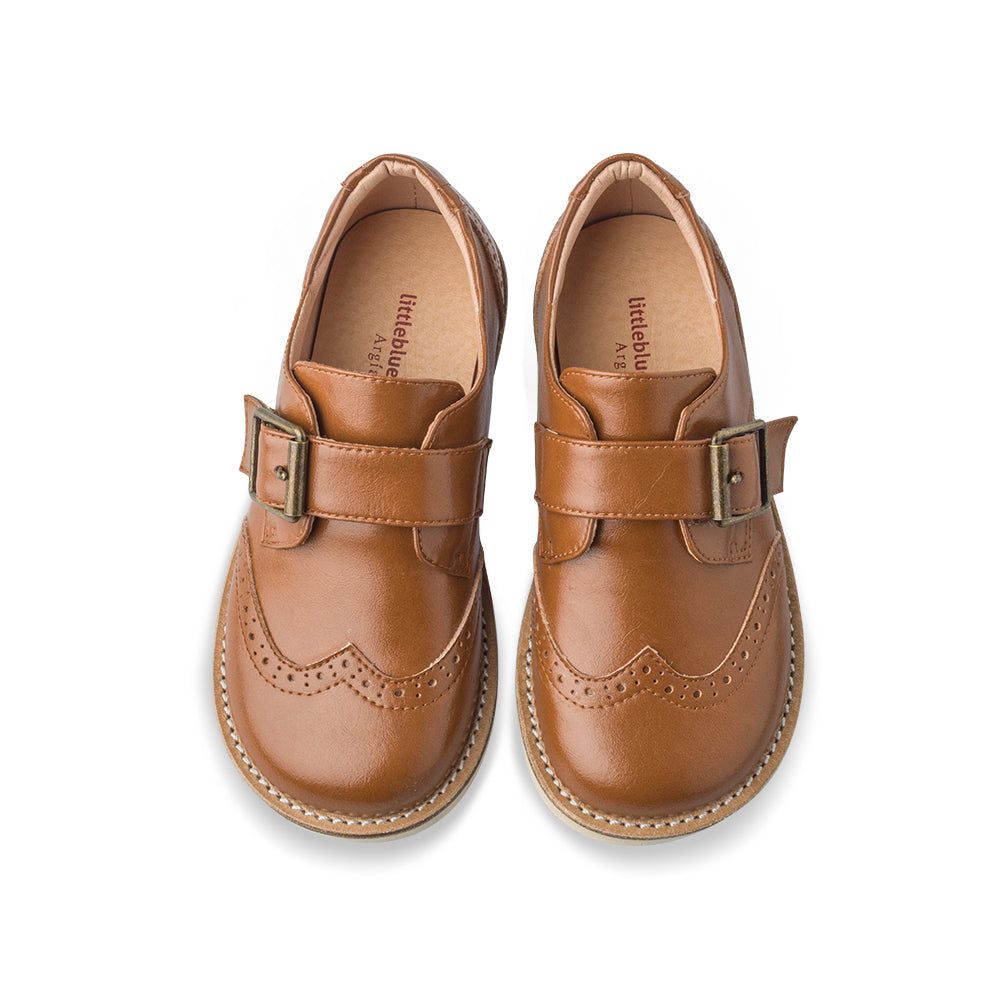 Little Blue Lamb comfortable children shoes in brown