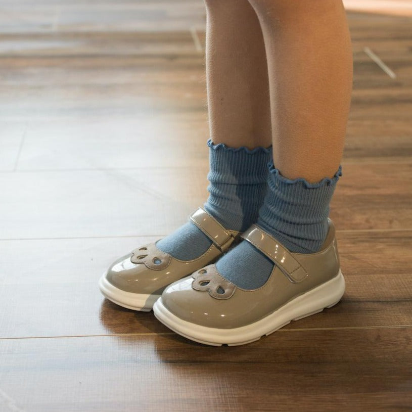 Little Blue Lamb comfortable children sandals in grey