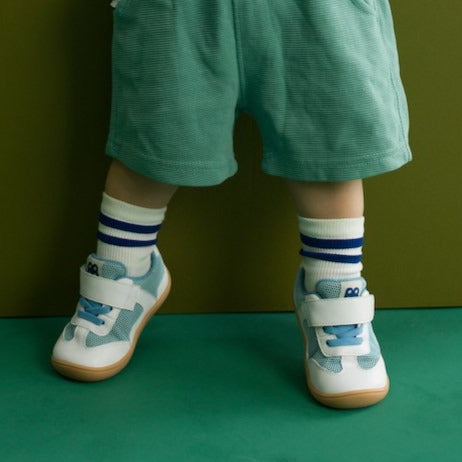 Little Blue Lamb comfortable infant sneakers in blue