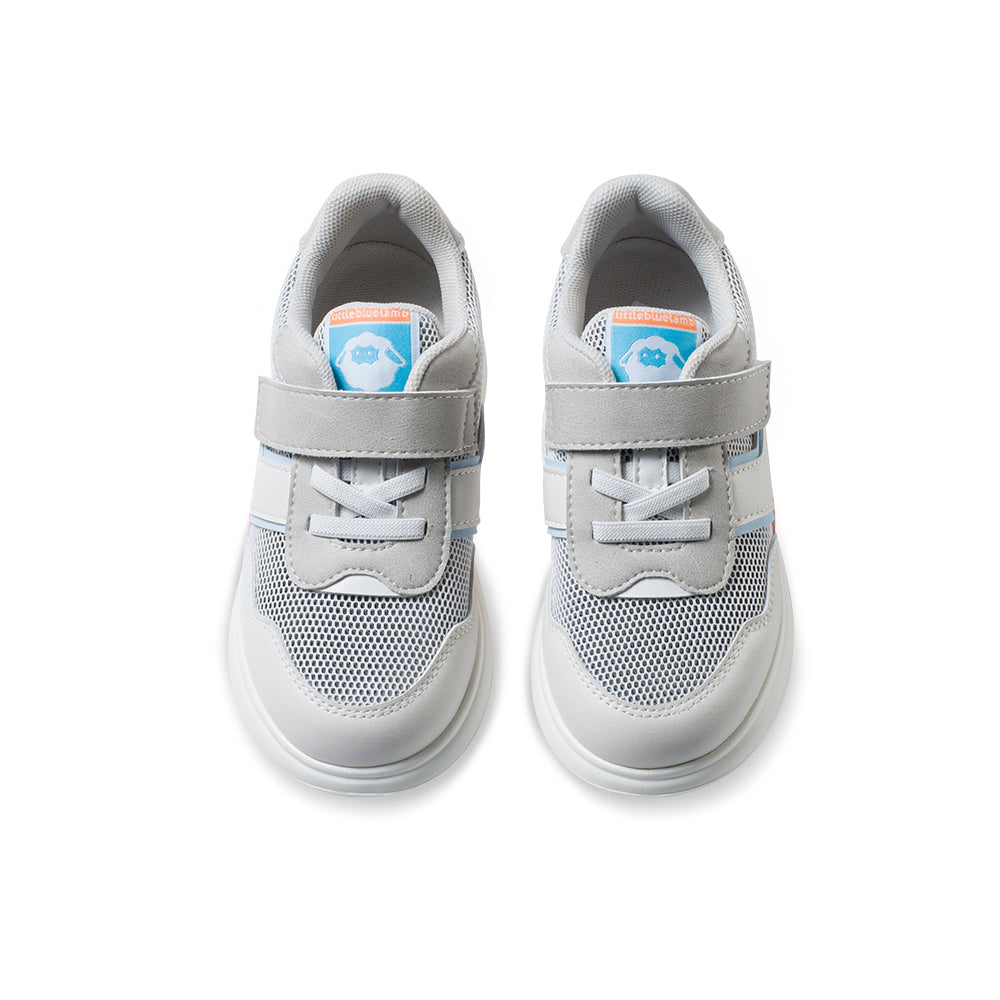 Little Blue Lamb comfortable toddler shoes in grey