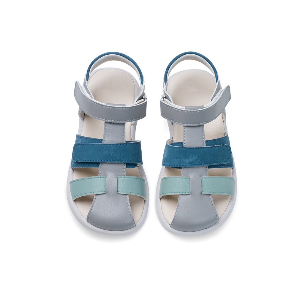 Little Blue Lamb comfortable toddler sandals in blue