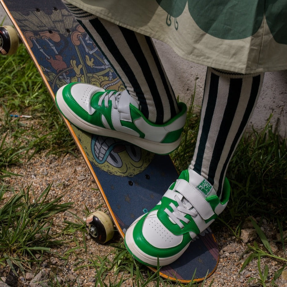 Denver SK Kids Sneakers - Green [Final Sale]